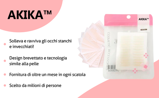 Akika™ I Gli unici cerotti per lifting palpebrale, invisibili e resistenti al trucco!