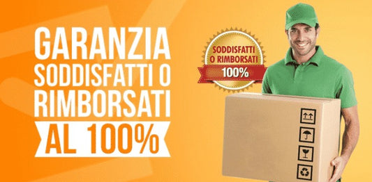 Garanzia SODDISFATTO o RIMBORSATO al 100%